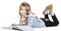 NiÃ±a estudiando