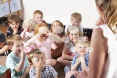 NiÃ±os en la guarderia