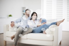 Pareja en casa