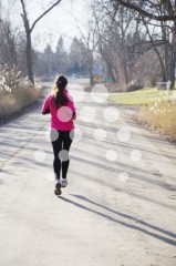 Chica corriendo