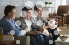 En casa viendo el fÃºtbol