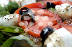 Ensalada de mozzarella