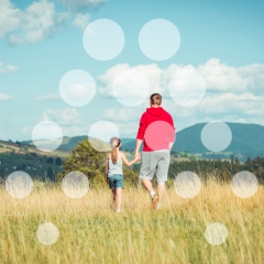Paseo por el campo con papÃ¡